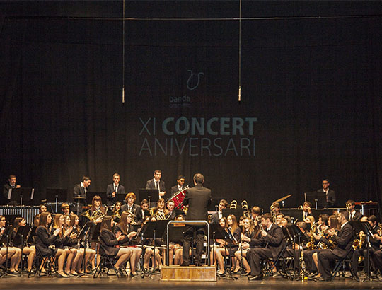 La Banda Sinfónica de Ontinyent demostró un salto cualitativo en su tradicional concierto de aniversario